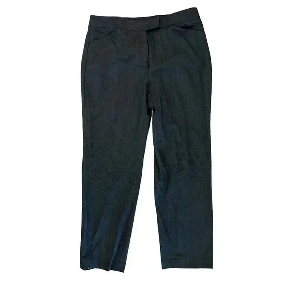 Lafayette‎ 148 New York Pants Size 2  Women's Gray Wool Work Career Dress Classy - Picture 1 of 6